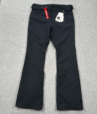 Volcom Snowboard Pants Mens Large Black 5-Pocket Slim Boot 15K Ski