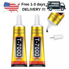 T-7000 15ml (2 PK) Rhinestone Black Glue Multi-purpose For Jewelry Glass Phone