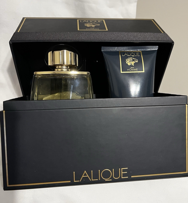 LALIQUE POUR HOMME LION EDP 125ml & SHOWER GEL 150ml Deluxe box