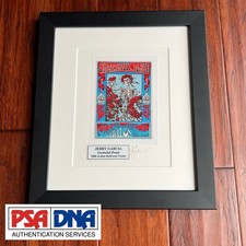 JERRY GARCIA Autograph GRATEFUL DEAD AVALON BALLROOM POSTER Art Signed * PSA