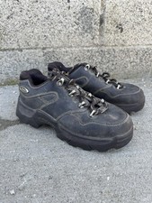VTG 90s Skechers Jammers Black Leather Platform Hiker Women's Sz 6 RARE 2627