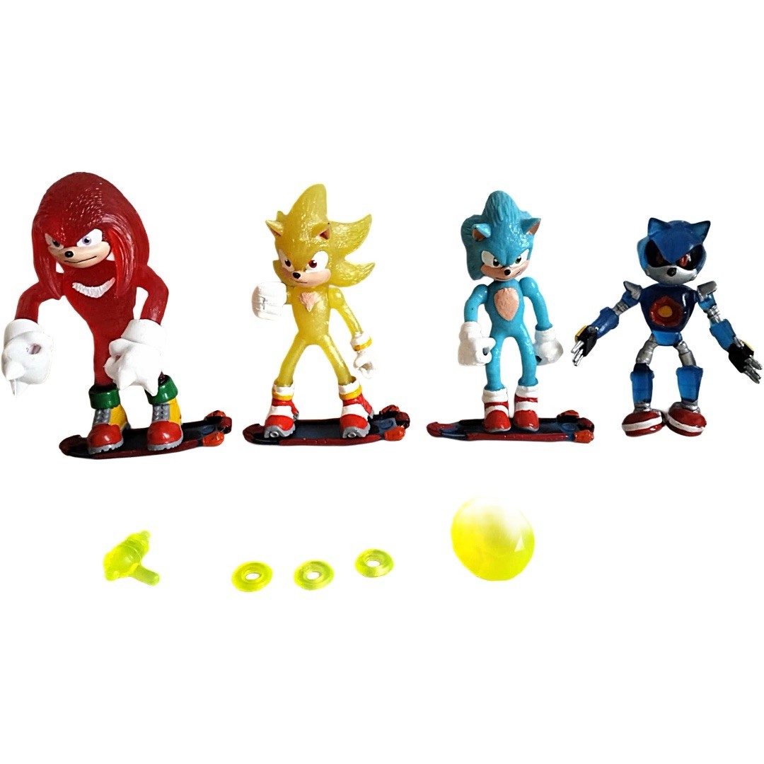 Pack Of 4 Sonic Horror Figure 5” Sonic.exe Sonic The Hedgehog