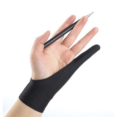 1Pc Two Finger Anti-fouling Glove Drawing & Pen Graphic Tablet Pad For Artist