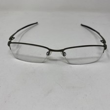 Oakley Eyeglasses, Frames 22-214, Transistor, 54-18-135, Pewter, Metal 304K