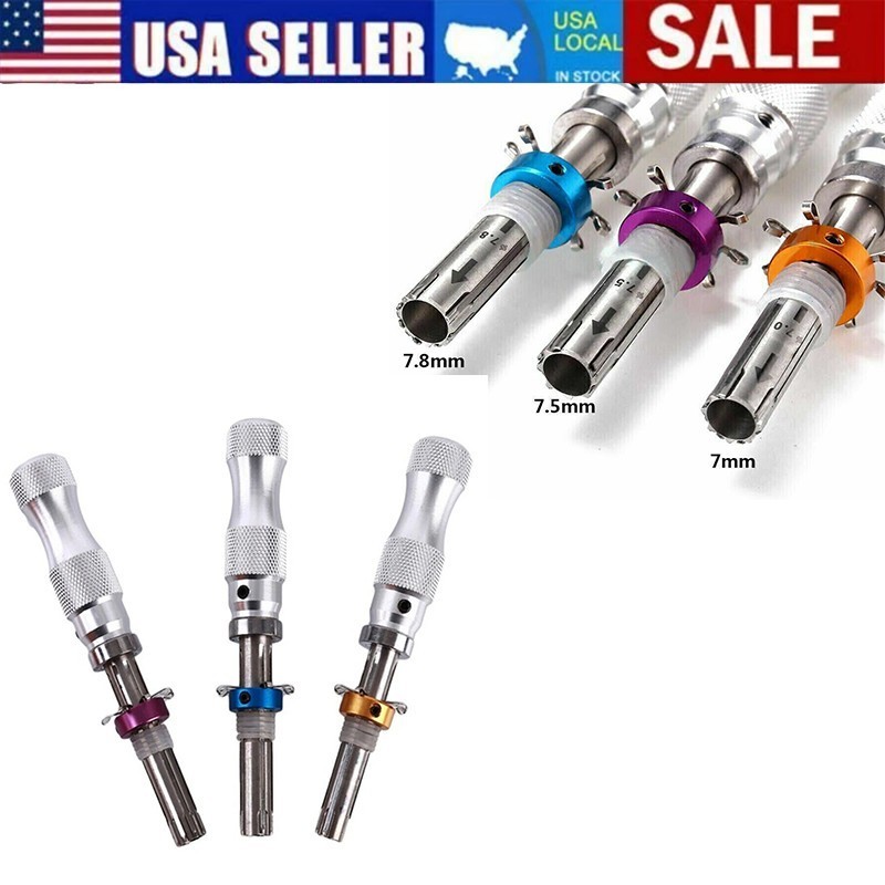 3* Tubular 7 Pins Tool Accessories Stainless Adjustable Tool Set 7mm 7.8mm 7.5mm