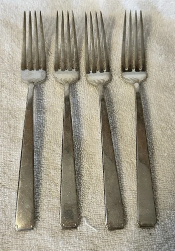 Towle Sterling Silver OLD LACE Dinner Fork Lot of 4 No Monos 189 grams