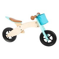 Smallfoot Laufrad Und -Dreirad Maxi TüRkis, Ab 1 Jahr, Holz, Verstellbar, 2-In-1