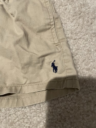 Polo Ralph Lauren pantaloncino bambino kaki beige elastico in vita taglia 2/2T - Foto 2 di 4