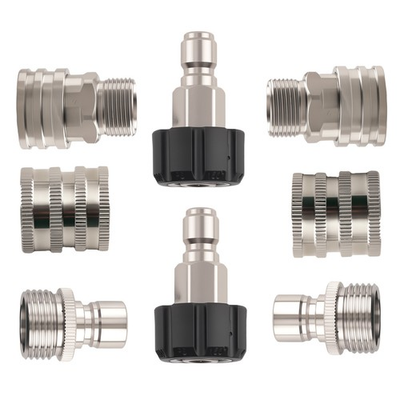 #ad 8PCS Quick Connect Pressure Washer Adapter for M22 14mm Gas Electric Pump $31.42