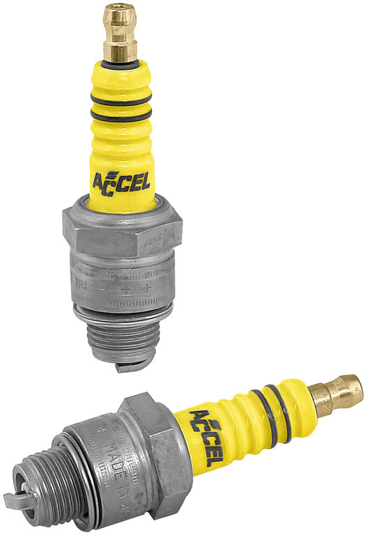 Accel U-Groove Spark Plugs - 248 - 2 Qty. Motorcycle Street Bike 248 274-063