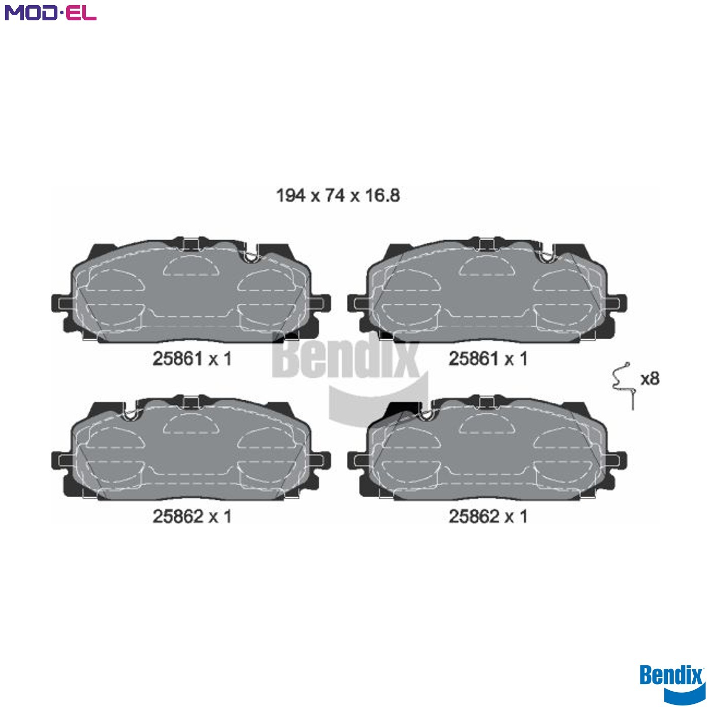 BRAKE PAD SET DISC BRAKE BPD1427 FOR VW CUPRA AUDI A3/Limousine/Sportback Q3 Q7