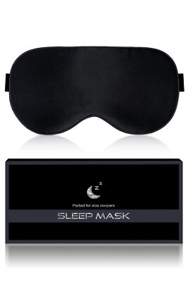 Silk Sleep Mask for Women - Soft Breathable Organic Natural Mulberry Silk Fab...