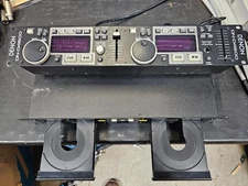 Denon DN-D4500 MP3 & Dual CD Player- Tested & Working- SEE VIDEO