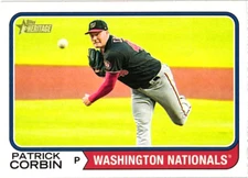 2023 Topps Heritage #386 Patrick Corbin Washington Nationals  Baseball Card