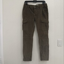 Free People Button Corduroy Cargo Pants Size 28