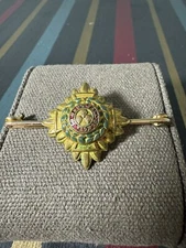 British Army Officers Rank Star pip Brooch 