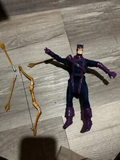 Toy Biz Marvel Famous Covers 8” figure AVENGERS HAWKEYE BOW ARROWS QUIVER