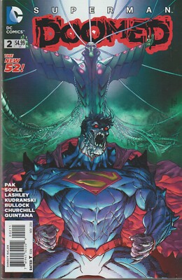 DC COMICS SUPERMAN DOOMED #2 (2014) 1ST PRINT VF+