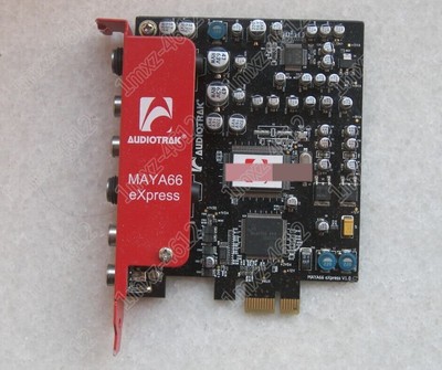 1pc  used   Audiotrak 66 MAYA66 PCI-E Sound Card Support Win10 11 #D5*