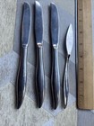 Oneida Oneidacraft Deluxe Stainless TEXTURA 3 Dinner Knives, 1 Butter Knife — photo 7