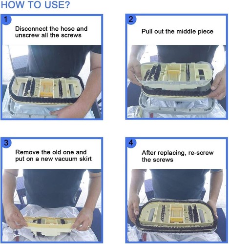 Poolsauger Staubsauger Rock kompatibel mit Pentair Kreepy Krauly (2er Pack) - Bild 3 von 15