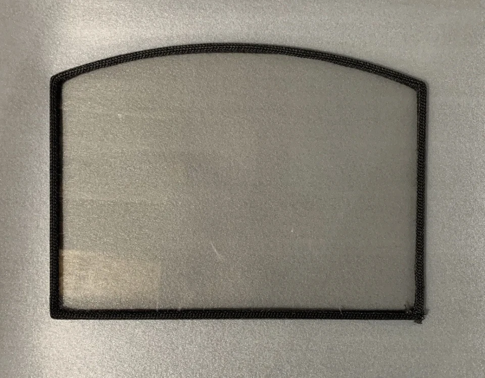 Vidrio de repuesto para estufa US King KP130 ROBAX con junta Foto 2 de 2