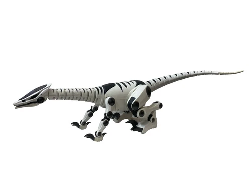 Wow Wee Roboraptor X Robot White Dinosaur 32" no Remote