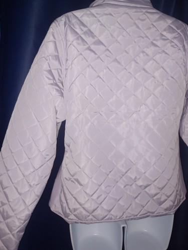 Chaqueta Acolchada Polo Assn Damas L Paneles Laterales Elásticos Estilo Bombardero ¡Usada en Excelente Condición! - Imagen 8 de 9