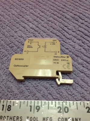 Weidmuller 801959 Optocoupler Current Indicator Terminal Block New No Box