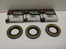 LOT OF (3) NEW OLD STOCK! TCM DICHTOMATIK 1-1/16" SHAFT OIL SEALS 11202TB
