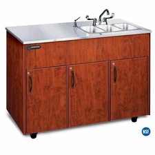 Ozark River Portable Sinks® Advantage S3 Portable Hand Sink -Cherry