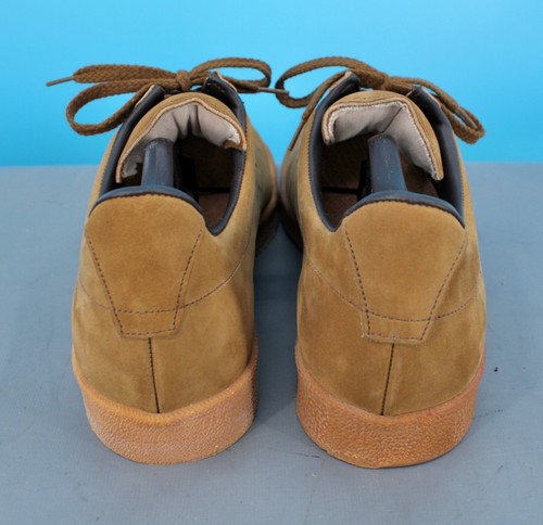 Men's VTG NOS 70s Duster Cinnamon Suede Shoes Sz 9 N 1970s Pedwin Sneakers - Picture 4 of 9