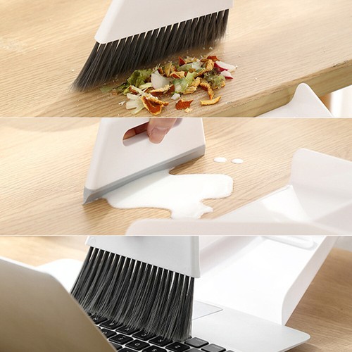 Desktop Cleaning Brush Set Handheld Dust Cleansing Household Dustpans - Afbeelding 11 van 12