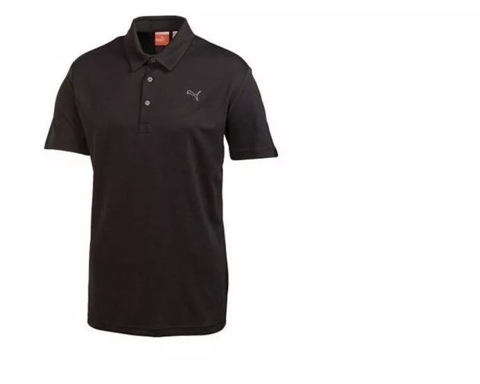 Puma Golf Mens Tech Polo Shirt Color Black Size Small