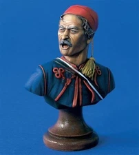 1/9 Scale French Zouave Officer Bust Resin Model Kit Historical Miniature Figure