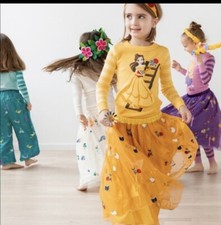 Disney Hanna Andersson Princess Belle Birthday Party skirt sz L 8 9 10 12