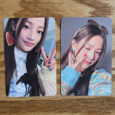 NewJeans  ミンジ  Weverse  ラキドロ  トレカ  Minji Minji Official 2pcs Photocard NewJeans OMG New Jeans Weverse