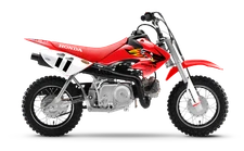 CRF 50 2004-2023 SEMI CUSTOM GRAPHICS KIT WOODY INC MINI NUMBER PLATES DECALS