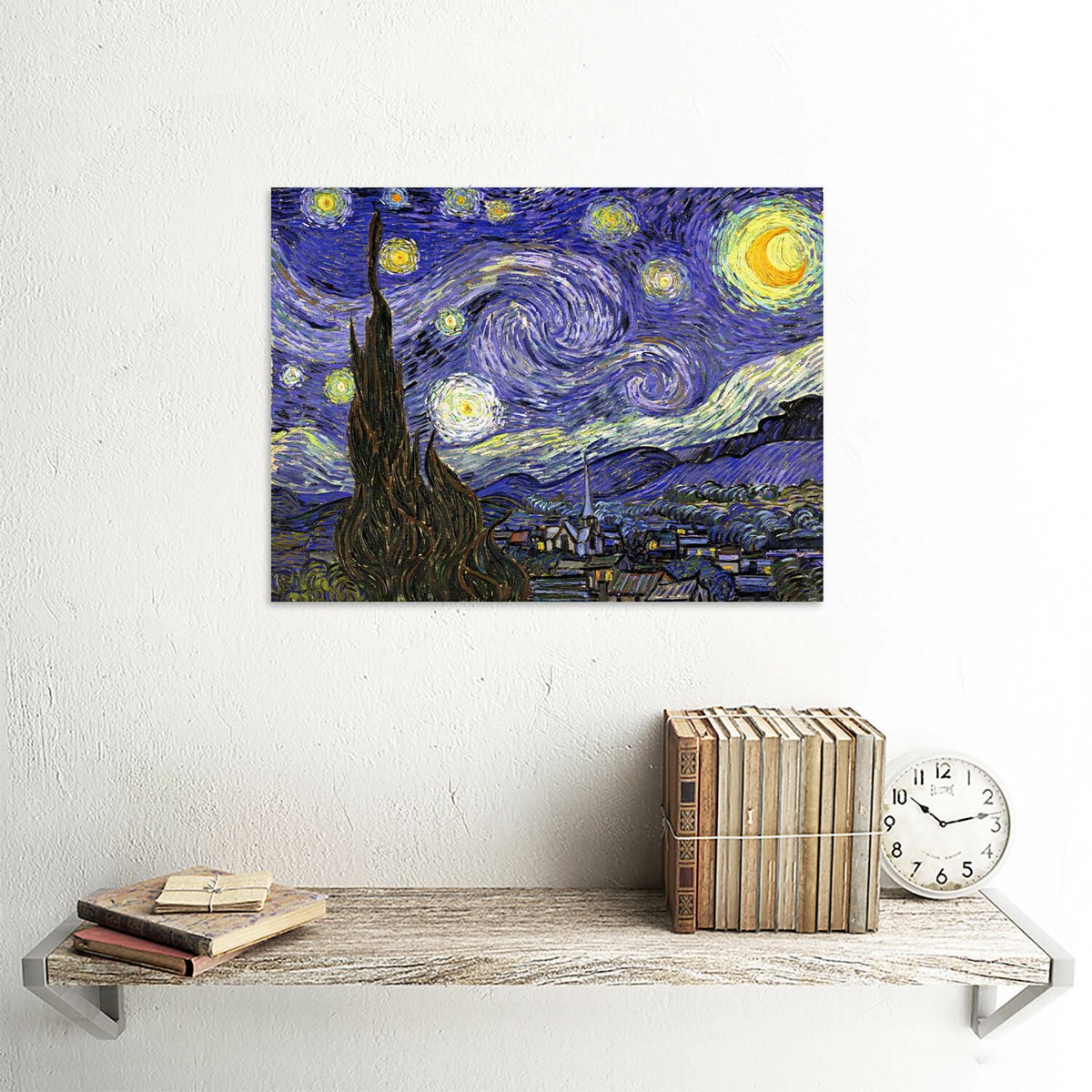 VINCENT VAN GOGH STARRY NIGHT OLD MASTER ART PAINTING PRINT 12x16