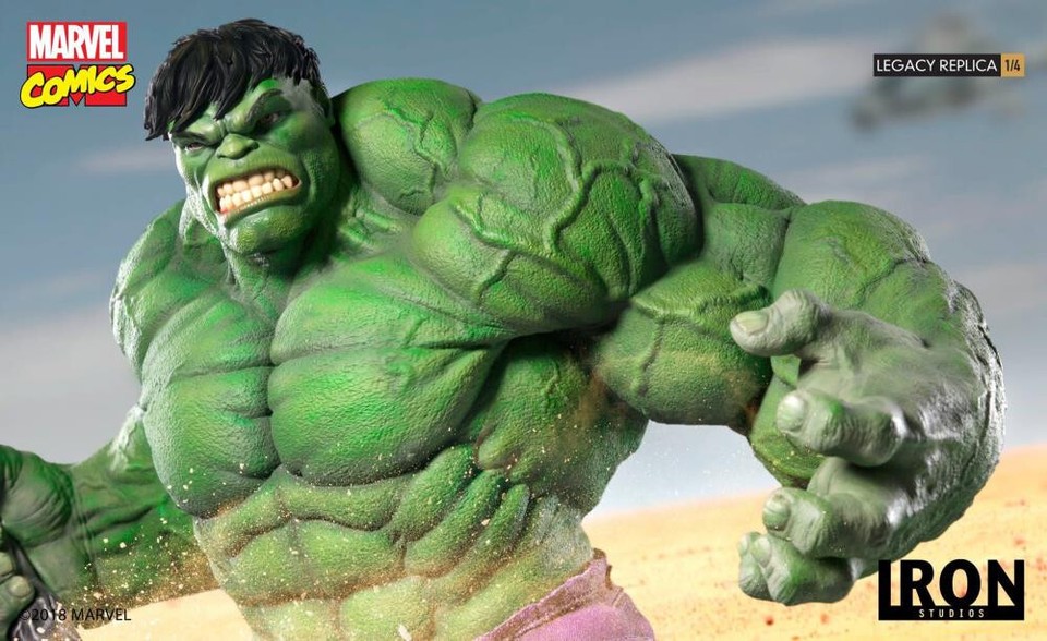 IRON STUDIOS LEGACY REPLICA MARVEL COMICS HULK 1/4 STATUE 32
