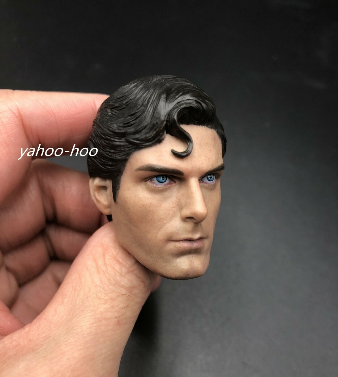 CUSTOM Superman Christopher Reeve 1/6 Head Sculpt For 12