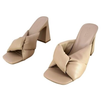 Open Edit Saydee Nude Block Heel Sandals Nordstrom