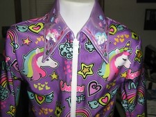 Western show shirt, Purple, pleasure horsemanship, leadline, girls-xs S M L xl