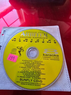 FLY-015 SUNFLY KARAOKE CDG HARD TO FIND