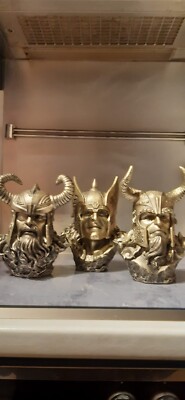 Büsten Thor Loki Odin Nordische Götter