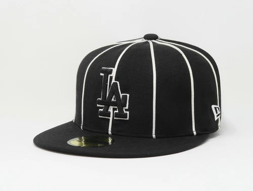 New Era 59Fifty Men Women Cap Los Angeles Dodgers 12-Pack Black White Fitted Hat