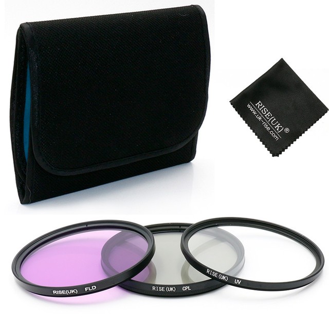 77mm UV CPL FLD Lens Filter Kit Set For Canon 24105/70 100400 70
