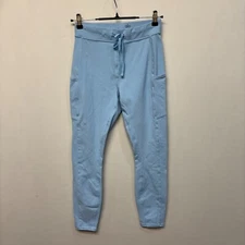 Alo Yoga 7/8 High-Waist Checkpoint Legging Size Medium Light Blue C007 -9