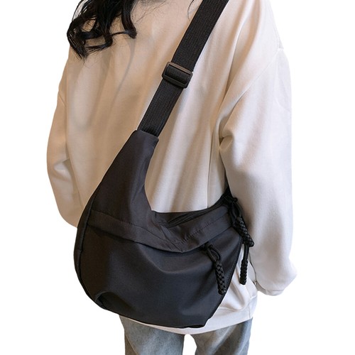 Large Capacity Nylon Crossbody Bag New Casual Versatile Commuting Shoulder Bag - Picture 9 of 16