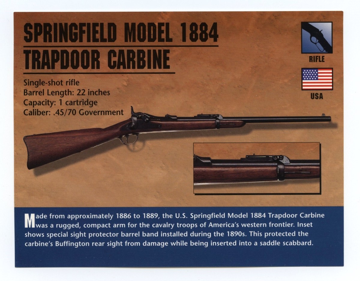 Springfield Model 1884 Trapdoor Carbine Rifle Atlas Classic